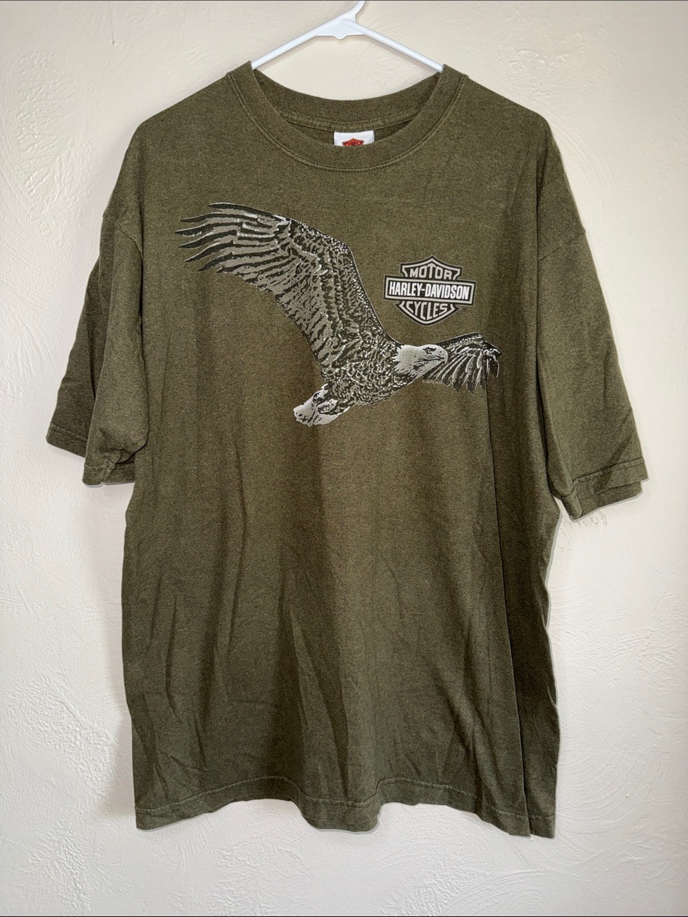 Harley-Davidson Eagle Graphic Tee XL Traverse City Michigan Motorcycle Shirt